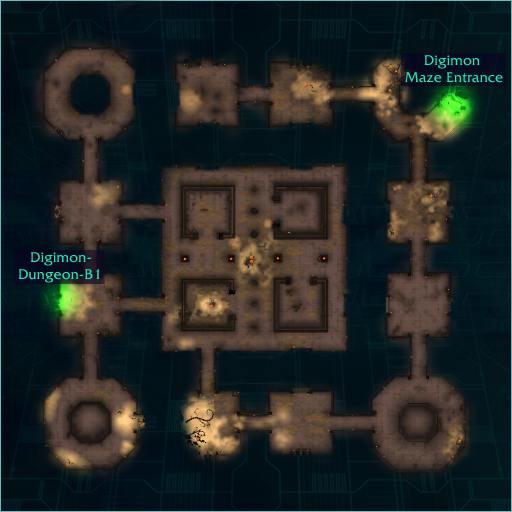 Mapa de Digimon Maze B2