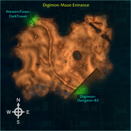 Mapa de Digimon Maze Entrance